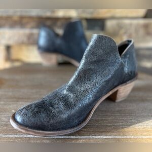 Black Leather Ankle Boots